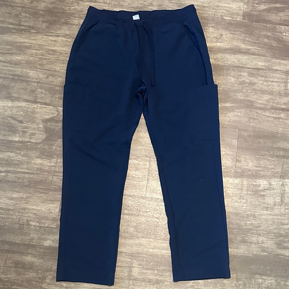 Navy Blue Women's utility scrub pants - Picture 1 of 3